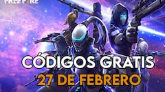 Free Fire | Códigos de hoy jueves 27 de febrero de 2025: recompensas gratis