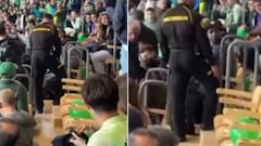 La seguridad tiene que contener al padre de Lamine: “Ha estado provocando al público del Betis”