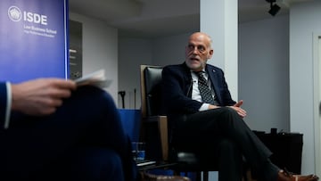 Javier Tebas: “¿No presentarse el Real Madrid? No lo valoro. Ni lo pienso”