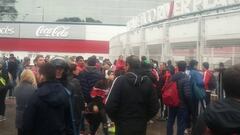 El Monumental fue evacuado por una amenaza de bomba