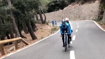 Valverde y Landa, protagonistas del Challenge Mallorca