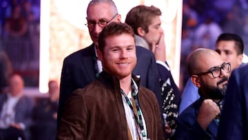 Canelo Álvarez, presente en Arabia para apoyar a Andy Ruiz