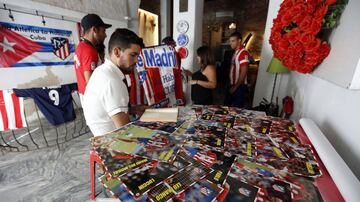 Inauguración de la Peña del Atlético en Cuba