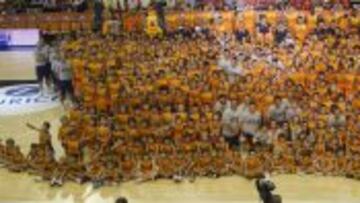 La familia del Valencia Basket.