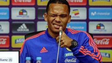 Carlos Bacca, delantero de la Selecci&oacute;n Colombia