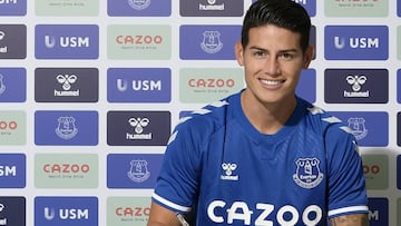 James Rodríguez deja el Real Madrid y ficha por el Everton