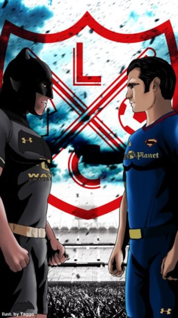 Batman vs Superman la batalla en el fútbol