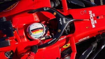 Sebastian Vettel (Ferrari SF1000). Test en Barcelona, F1 2020. 