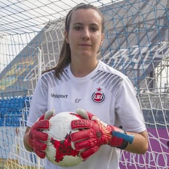 Elena Fernández, entrenadora de porteros del Unión Adarve