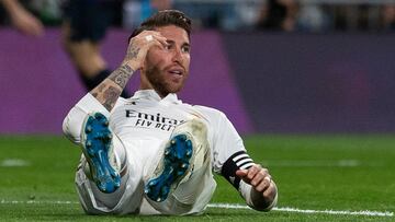 Sergio Ramos, en el partido ante el Barcelona.
