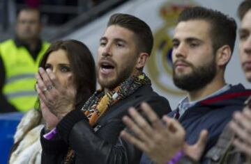 Sergio Ramos, su mujer, Pilar Rubio y Nacho Fernández.