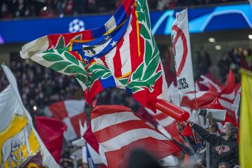 Aficionados del Atlético de Madrid.