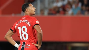 Mateo Joseph, delantero del RCD Mallorca