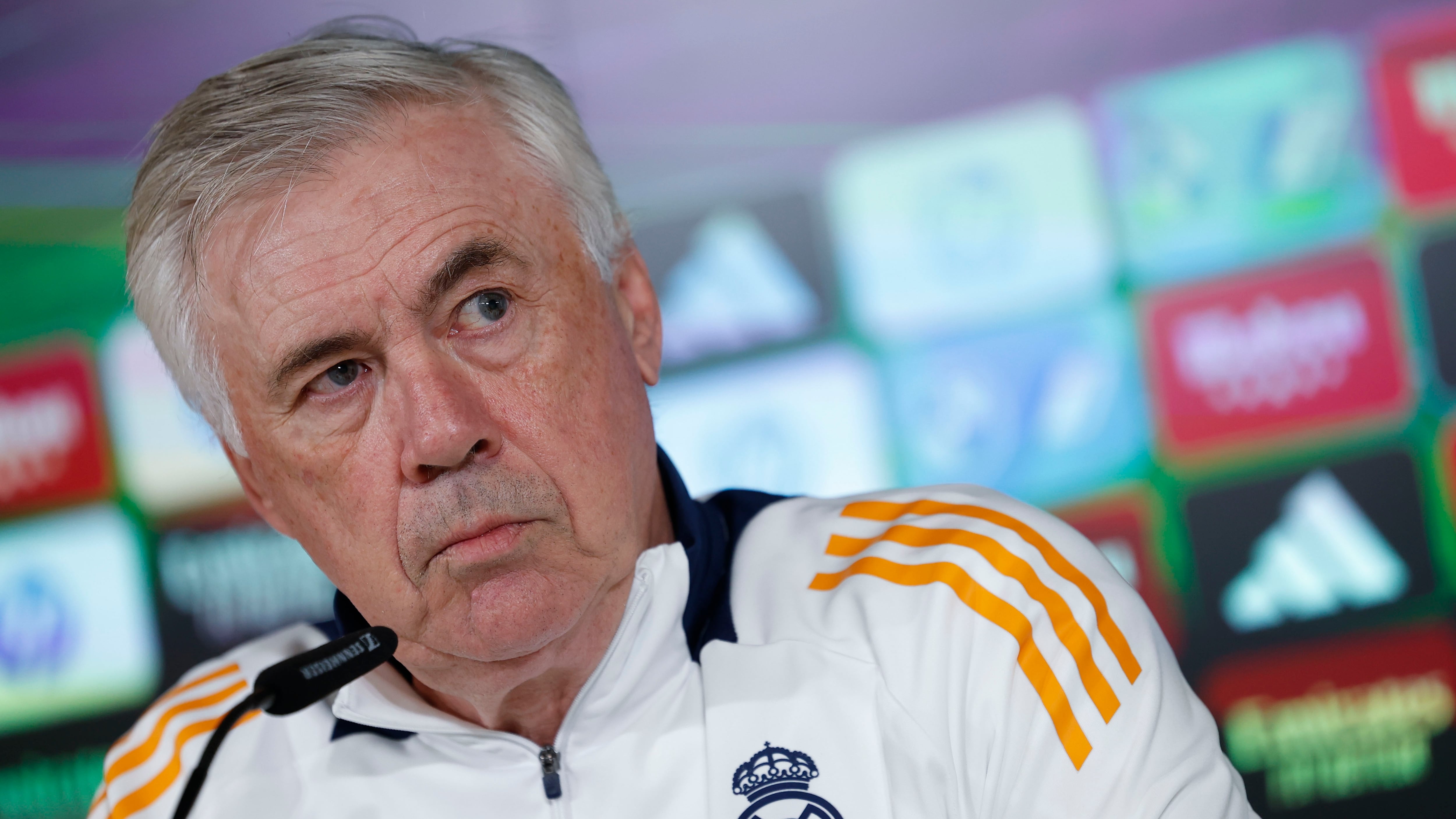 Ancelotti: “Con una plantilla de 14-15, rotar es muy complicado”