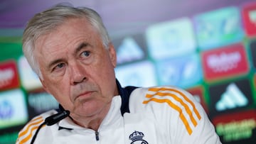 Ancelotti: “Con una plantilla de 14-15, rotar es muy complicado”