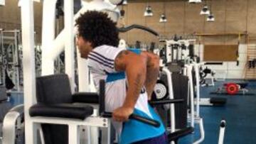 Marcelo ya trabaja sin férula.