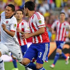 Paraguay sufre en juego aéreo: Colombia ya le marcó este año