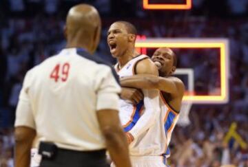 Westbrook y Durant.