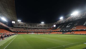 12/06/20 PARTIDO PRIMERA DIVISION
CORONAVIRUS COVID19
VALENCIA CF - LEVANTE UD
CARLOS SOLER PANORAMICA ESTADIO MESTALLA VACIO
PUBLICADA 02/07/20 NA MA38 1COL