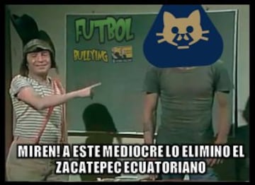 Pumas eliminado de Copa Libertadores y también en los memes