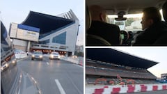 Roncero y Matallanas cruzan la M-30 por el centro del campo del derruido Calderón