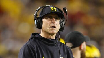 Jim Harbaugh, HC de Michigan, fue head coach de los San Francisco 49ers entre 2011 y 2014 y firm&oacute; un r&eacute;cord de 44-19-1 en cuatro temporadas con el equipo.