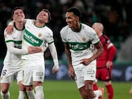 21/12/25 PARTIDO PRIMERA DIVISION JORNADA 17
ELCHE - RAYO VALLECANO
TERCER GOL GERMAN VALERA 3-0 ALEGRIA MARTIM CARVALHO NETO ALVARO RODRIGUEZ