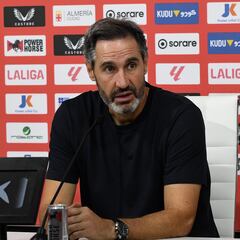 Vicente Moreno: “Necesitamos ganar de tres aunque ir a Sevilla y sumar también sería bueno”
