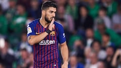 Luis Suárez sólo estará entre diez y quince días de baja