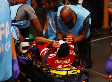 Secuencia lesión Musiala.