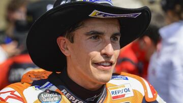 M&aacute;rquez en el parque cerrado tras su victoria en el GP de las Am&eacute;ricas.