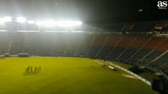 Por falla de alumbrado, el Atlante vs Morelia se retrasó 12 minutos
