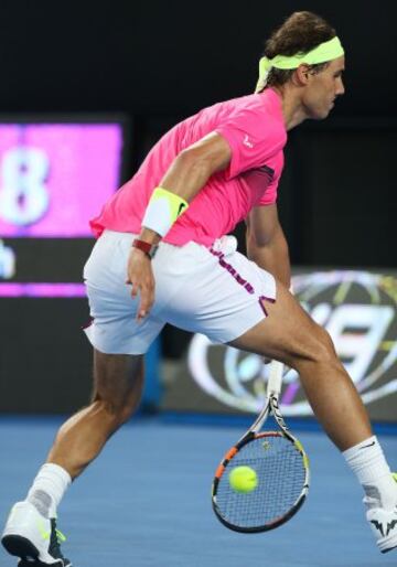 Los tenistas españoles se enfrentaron en el Melbourne Park en un evento benéfico que destinará lo recaudado a programas de las fundaciones del tenista y de la Australian Tennis.