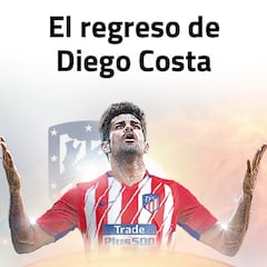 El regreso de Costa: estos son sus números en el fútbol español