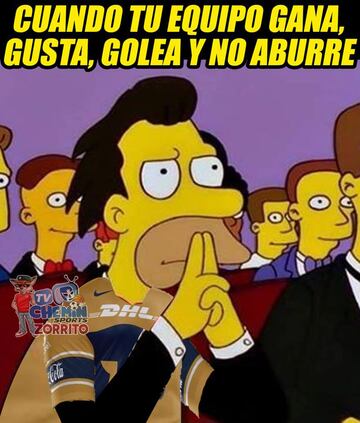 Los memes del triunfo de Pumas ante Necaxa