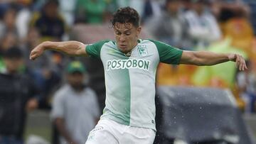 Gorka Elustondo durante un partido entre Nacional y Alianza Petrolera por la Liga Águila II-2017