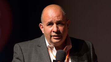 Photo during the first day of the SIS (Sport Innovation Summit) Mexico 2017 held at the Centro Cultural Roberto Cantoral.
Foto durante el primer dia del SIS (Sport Innovation Summit) Mexico 2017 celebrado en el Centro Cultural Roberto Cantoral, en la foto: Juan Carlos Rodriguez (UNIVISION DEPORTES)
22/02/2017/MEXSPORT/Osvaldo Aguilar.