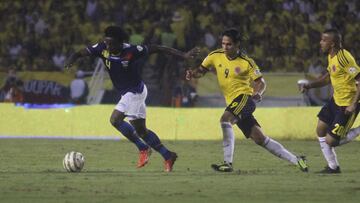 Falcao García durante un partido de la Selección Colombia ante Ecuador.