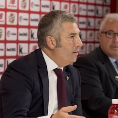 Mario Fernández, Olabarri y Ahedo, con Uribe-Echevarría