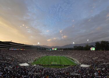 Así lucía el Estadio Rose Bowl para presenciar el primer duelo del Real Madrid de la temporada 2023/24.