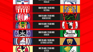 Liga MX: Fechas y horarios del Clausura 2022, Jornada 15