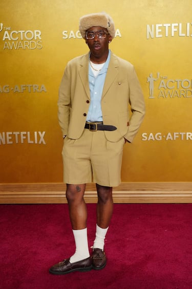 Tyler, The Creator posa en la alfombra roja de los 'The Actor Awards' celebrados en el Shrine Auditorium and Expo Hall de Los Ángeles. 







 
 





 
 