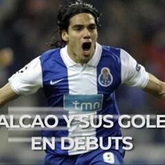 Falcao puede debutar y se vale recordar sus goles en estrenos