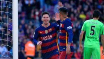 Otra fiesta de Messi y Neymar
