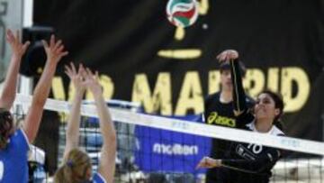 Daniela Ospina, en su debut con el VP Madrid.