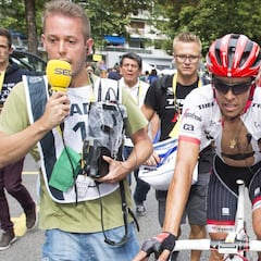 Contador: “No sé exactamente por qué, pero me tiró Nairo...”