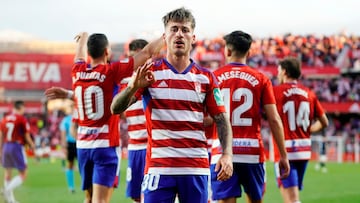 26/03/23 PARTIDO SEGUNDA DIVISION
Granada - Real Oviedo
En la imagen Ricard (Granada CF) celebra el 1-0
