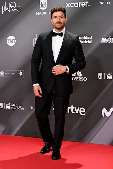Pablo Alborán posa en la alfombra roja. 