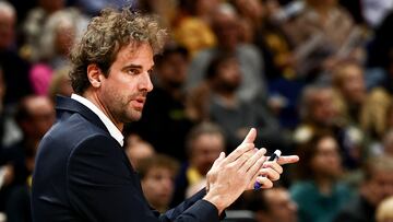 El entrenador del Barcelona, Roger Grimau, valoró la victoria de su equipo ante el Zalgiris, en la 16ª jornada de la Euroliga 2023-24.