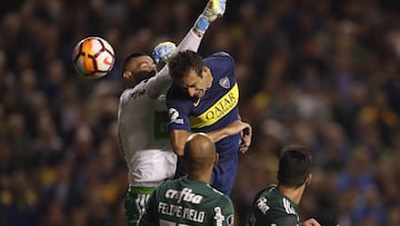 Formación de Palmeiras y Boca en Copa Libertadores